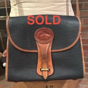 Vintage Dooney & Bourke All Weather Leather Duck Crossbody Bag